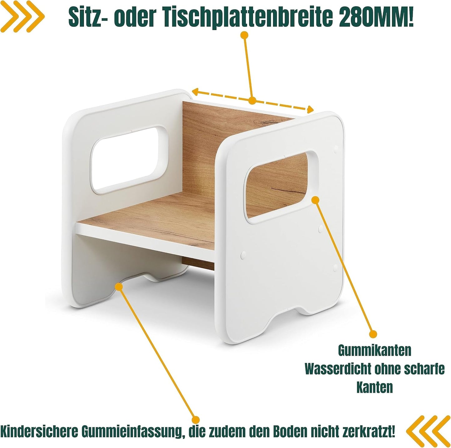 Wendehocker, Weiss + Eiche