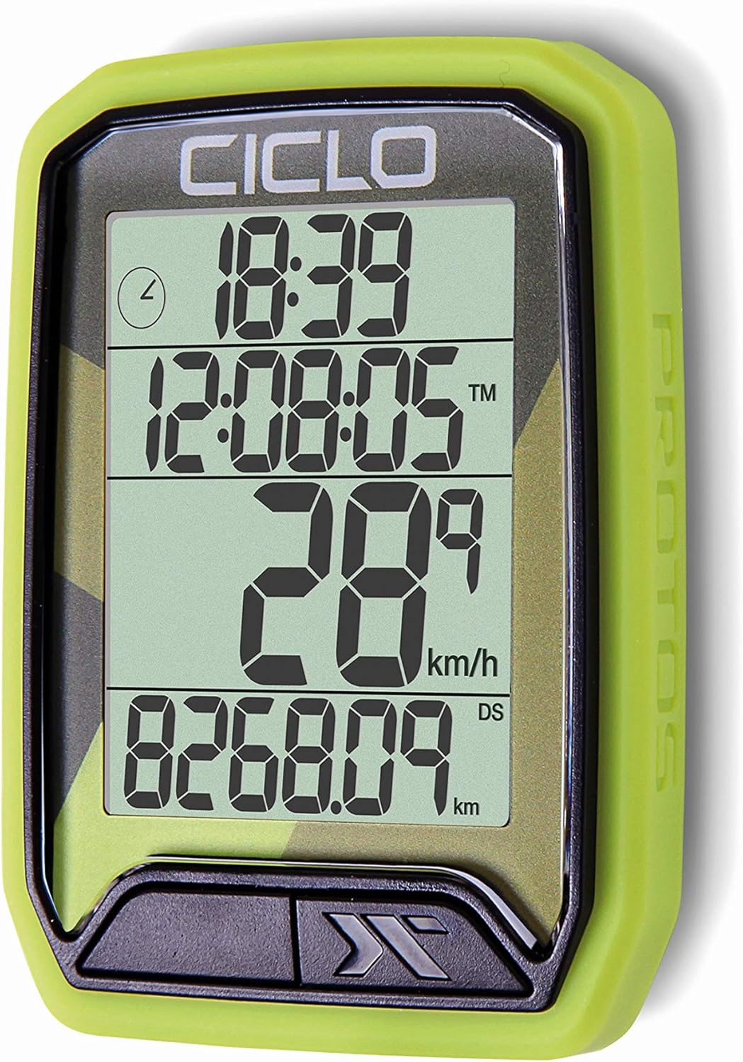 Drahtloser Velocomputer Protos 213, in grün