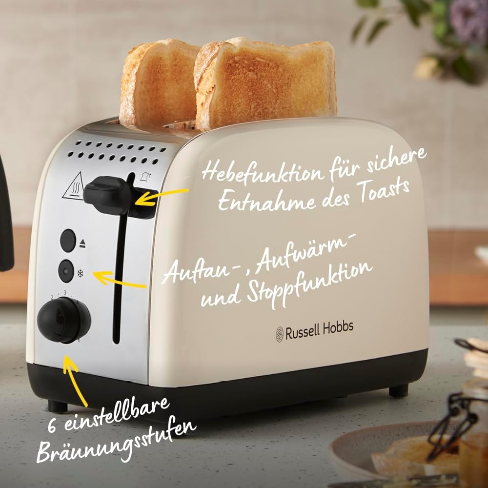 Toaster mit Hebefunktion, Jasmin
