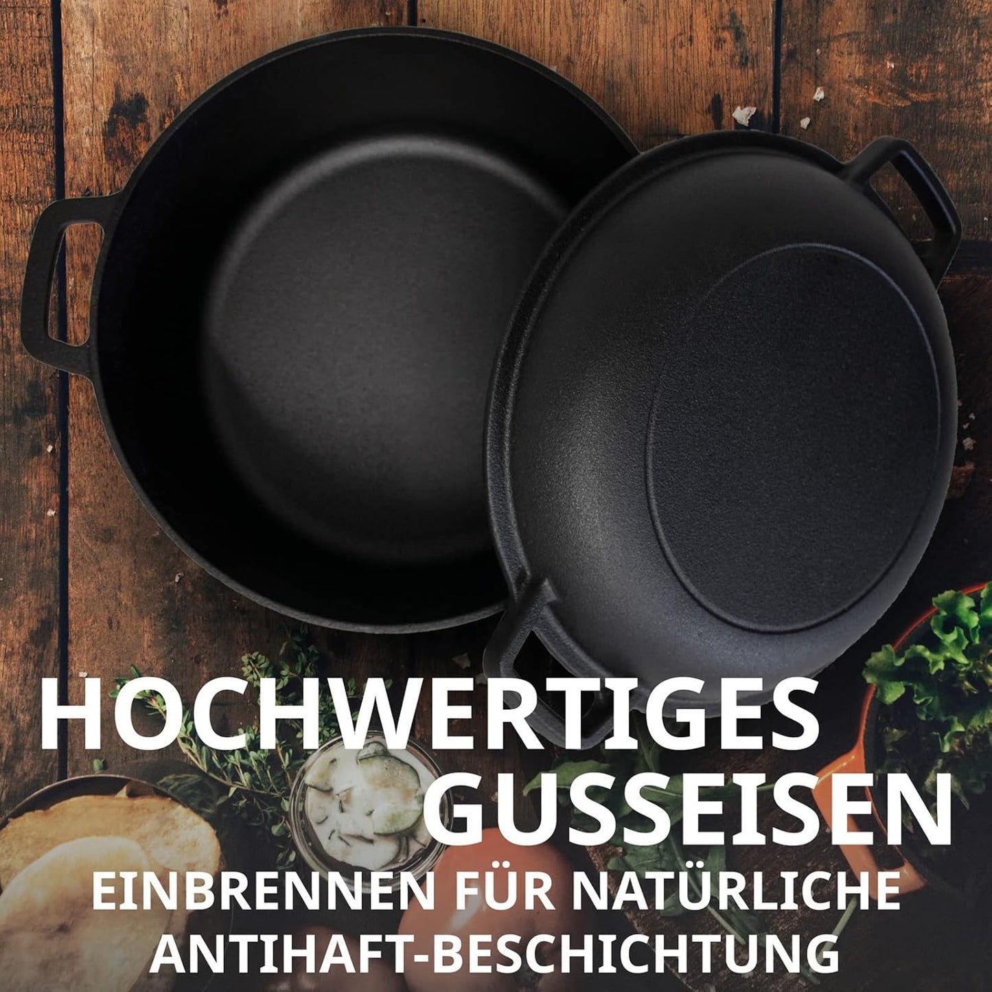 Gusseisen-Topf