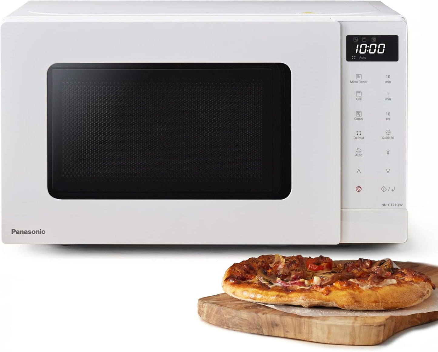 NN-GT21QWEPG Grill-Mikrowelle mit Automatikprogrammen, Mit Grill Compact Weiß