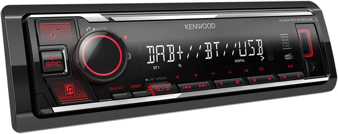 1-DIN Digital Media Receiver mit DAB+ und Bluetooth