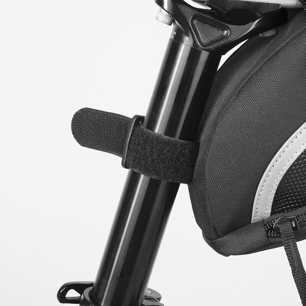 Velo-Satteltasche mit Riemenbefestigung, L