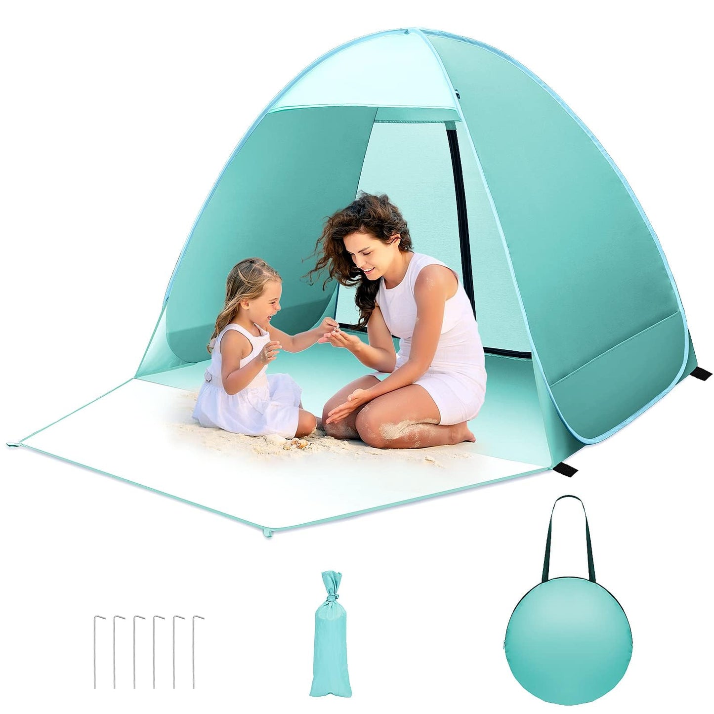 Pop-up Strandmuschel, Grün