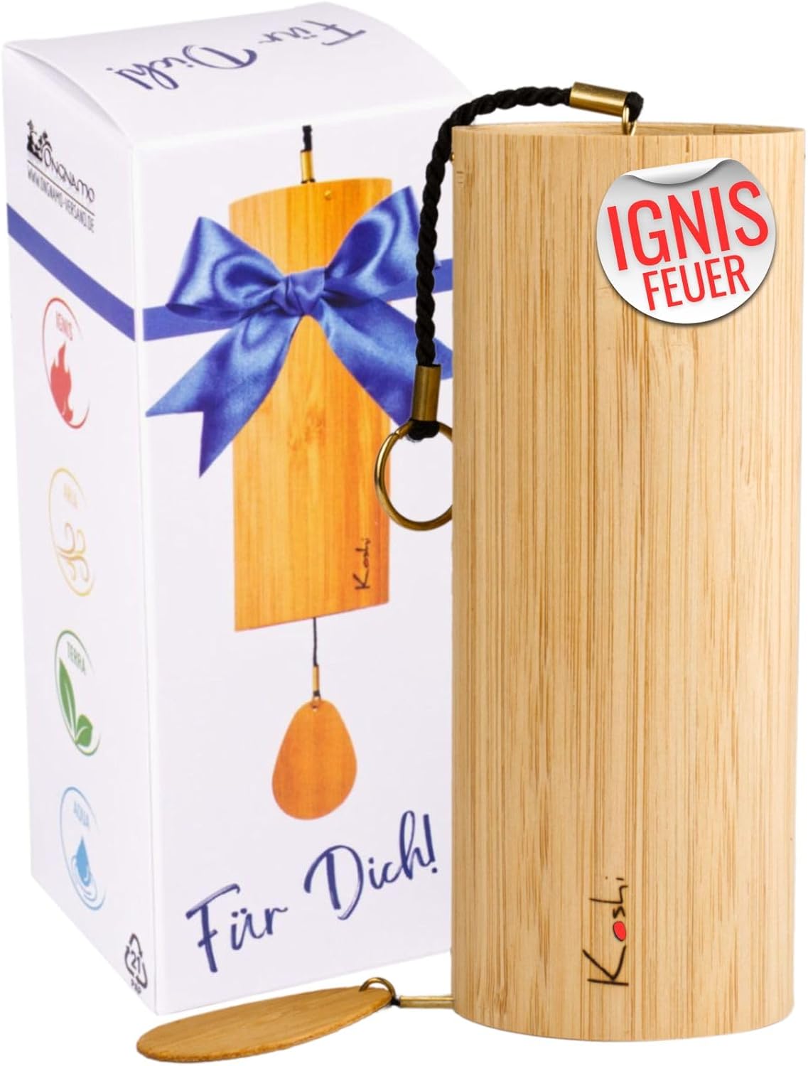 Klangspiel aus Bambusfurnier