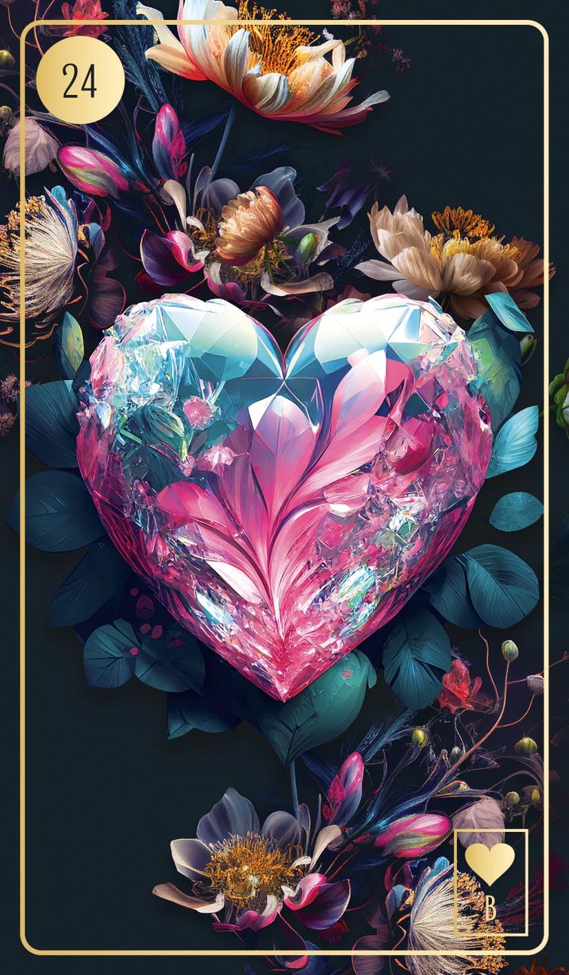 Lenomand-Kartenset Floralis, Taschenbuch