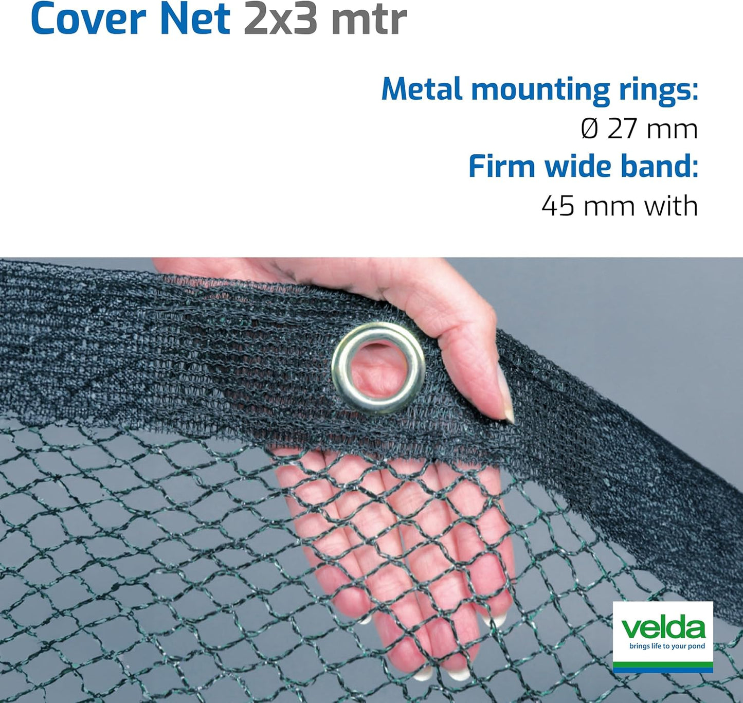 Feinmaschiges Teichnetz 2x3 m für Laub- und Vogelschutz, 2 x 3 m