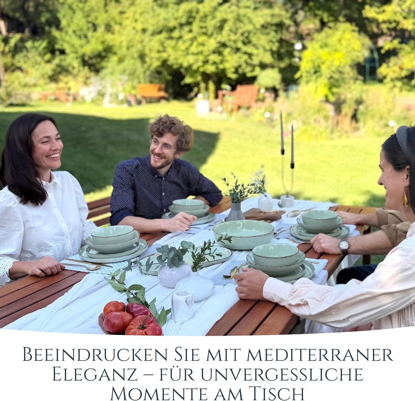 Müslischalen-Set für 6 Personen, Schüsseln (6x) Mintgrün