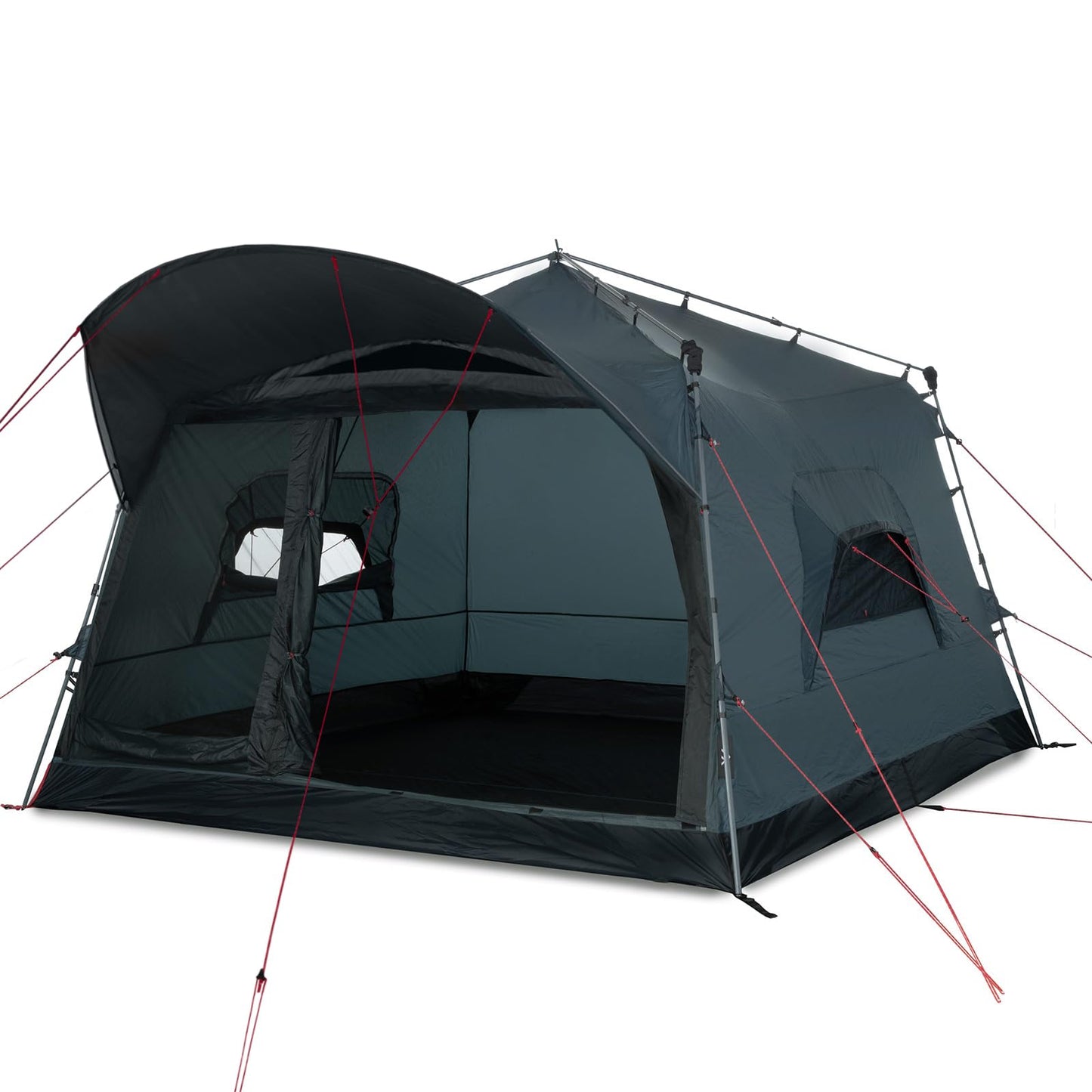 Familienzelt mit Quick-Up Schnellaufbau-System, Stoneblue - 5 Personen
