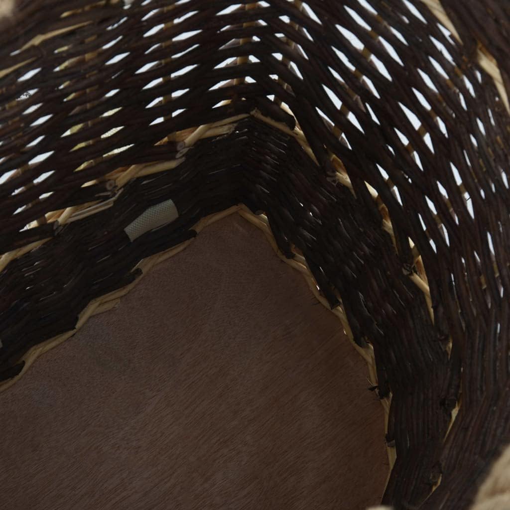 Rückentragekorb aus Weide, 44.5 x 37 x 50 cm