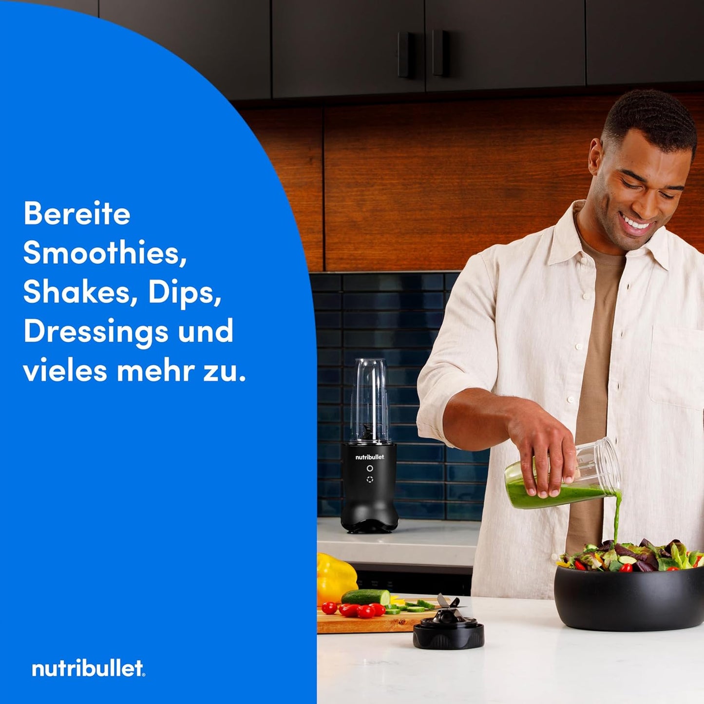 Ultra NB1206MB Mixer-Set mit To-Go-Behältern, 1200W