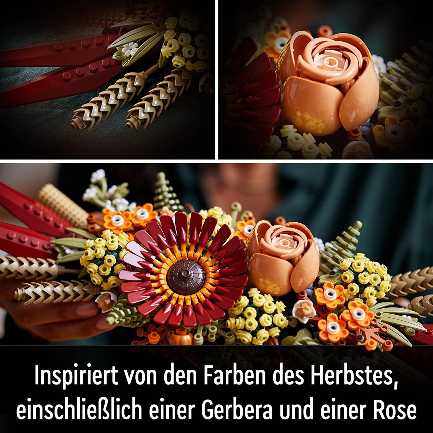 10314 Icons Trockenblumengesteck, Konstruktionsspielzeug, Single