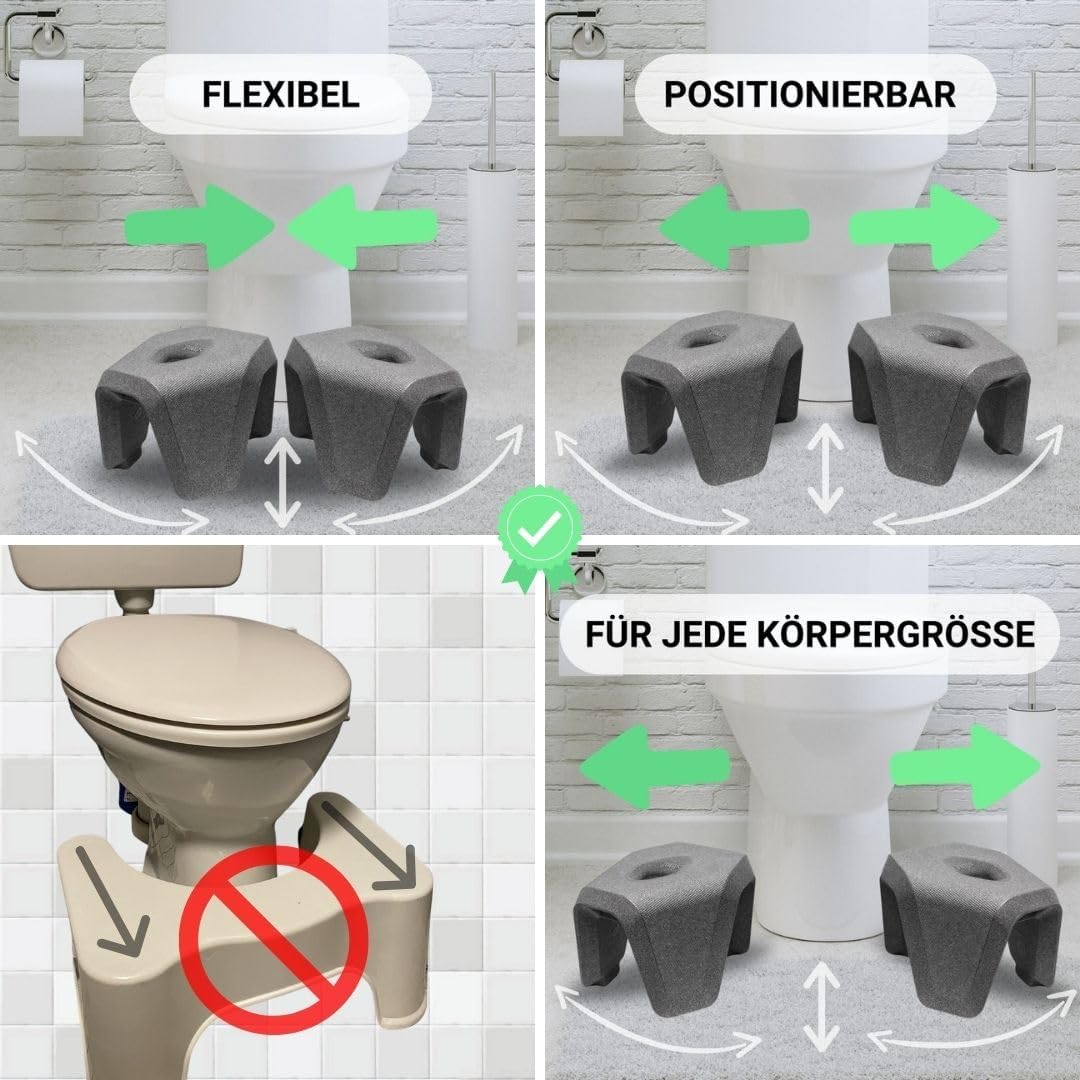 Basalt Toilettenhocker, Basalt