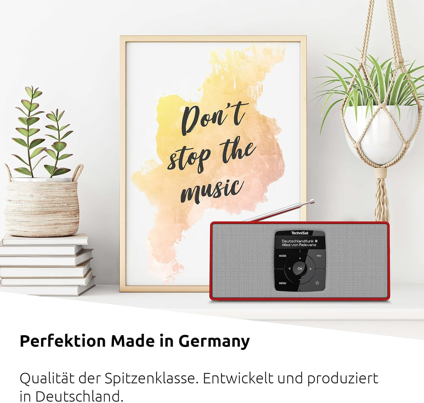 DigitRadio 2 S, Rot/Silber Stereo Single