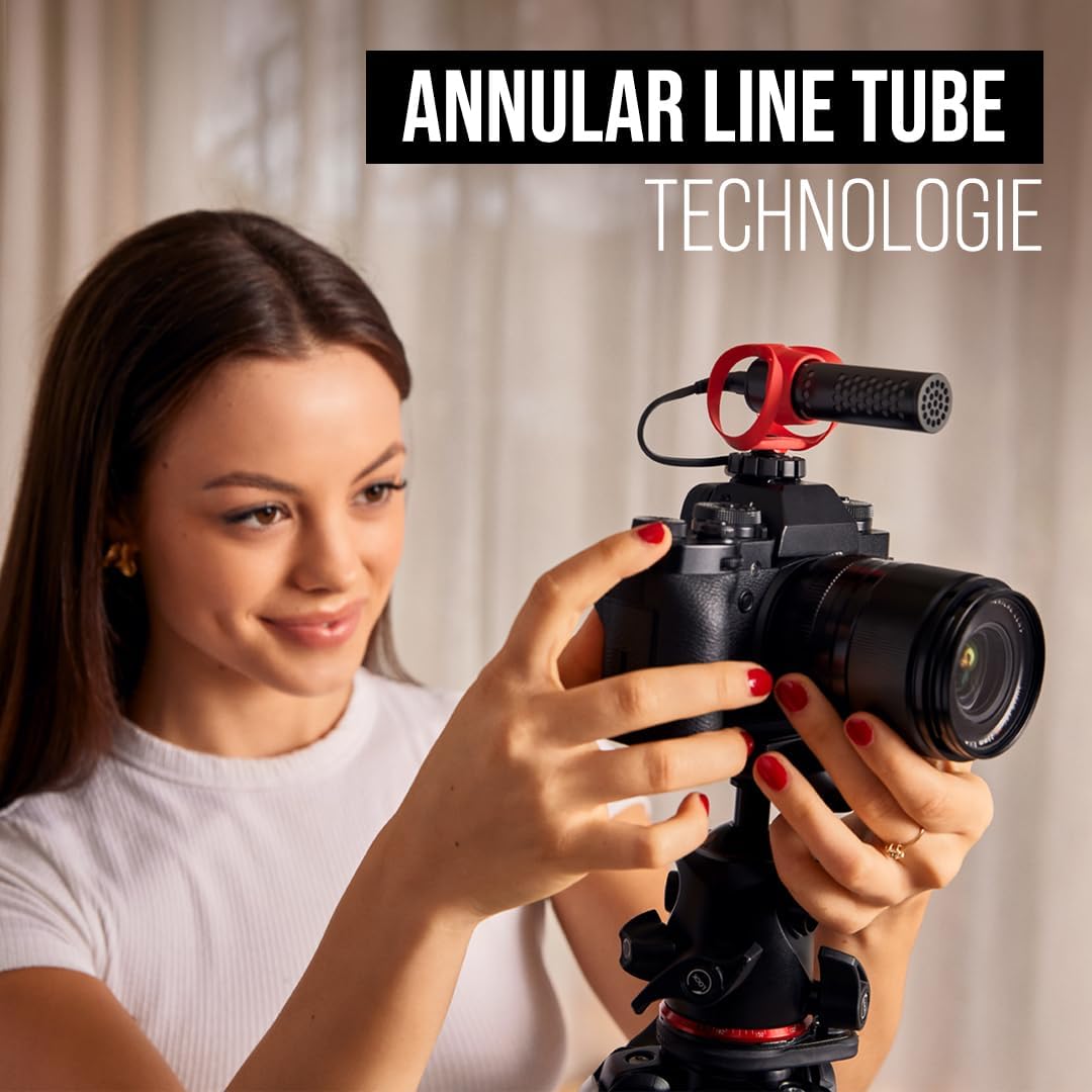 VideoMicro II Richtrohrmikrofon für Kamera/Mobilgerät, Single Einzeln