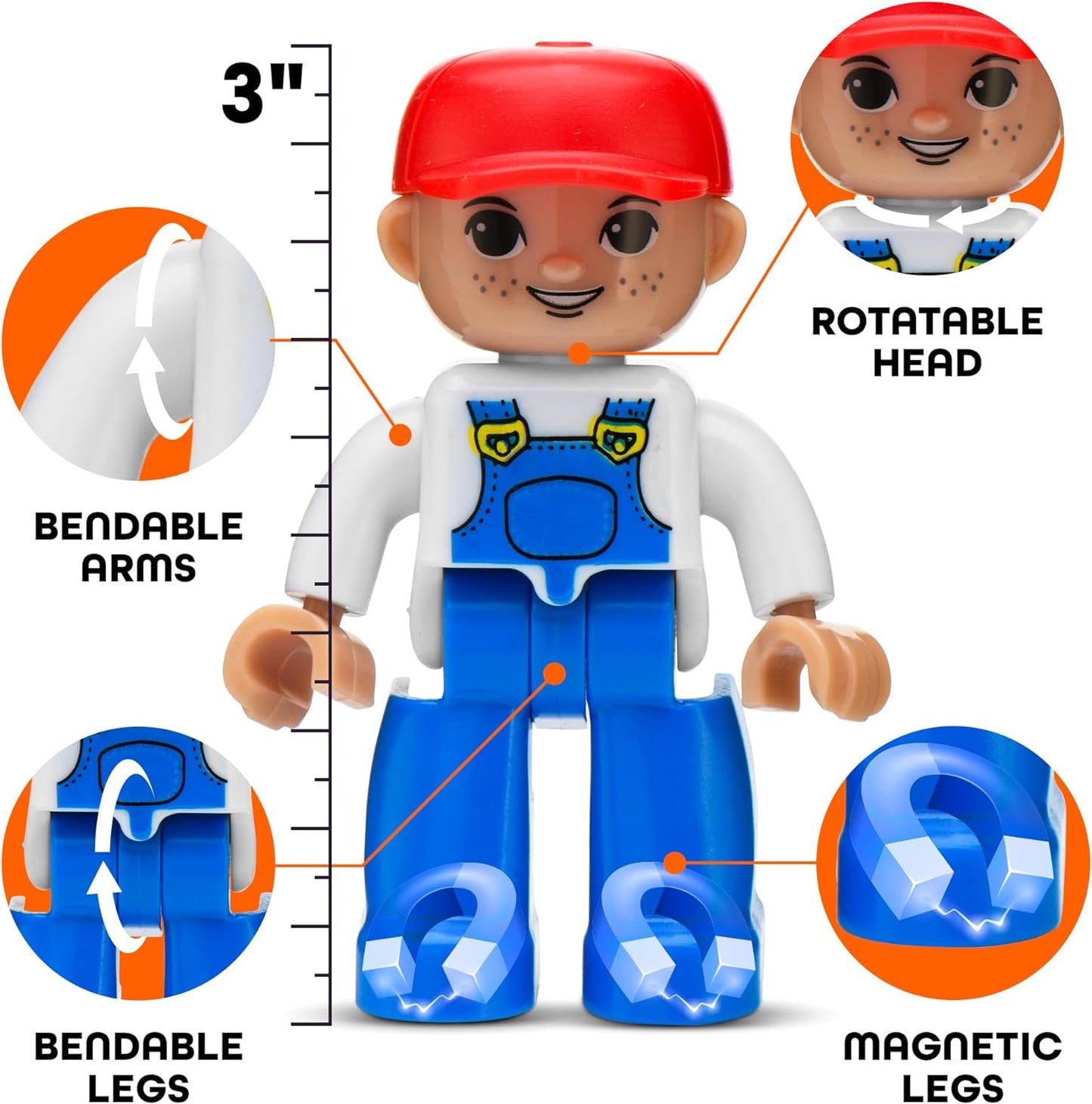 15 Magnetfiguren