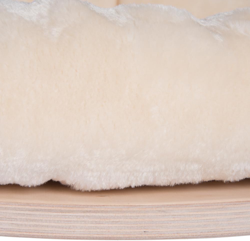 Wandliegebett Dahlia für Katzen, Creme