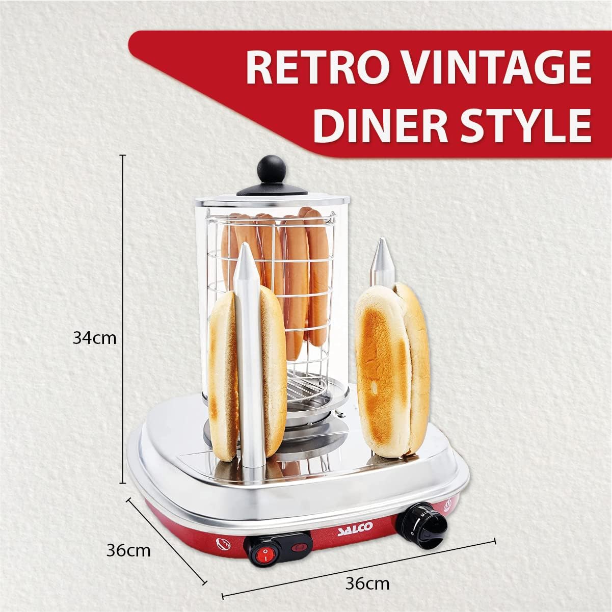 Hot Dog Maker im Retro-Diner-Style