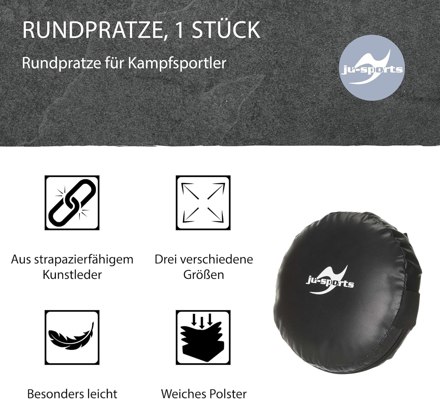 Rundpratze, 1 Stück, 22 cm