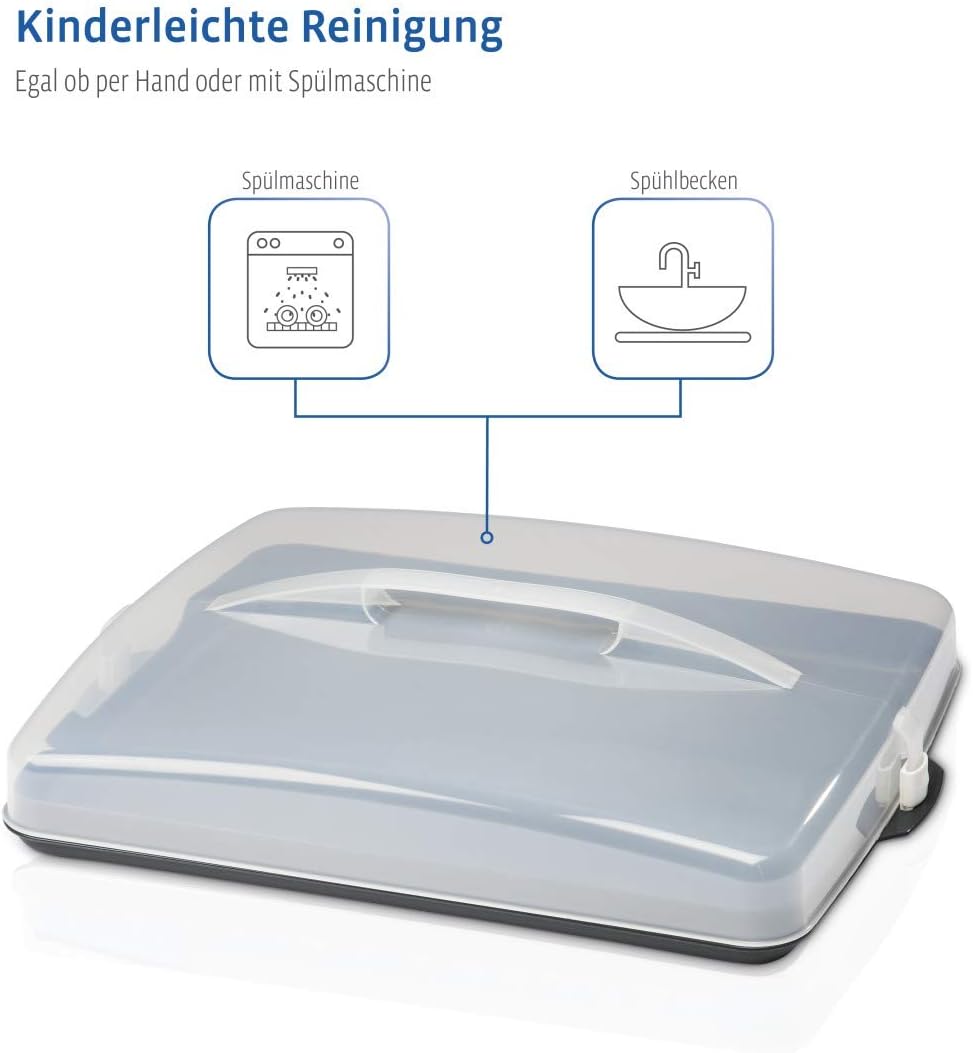 Kuchen-Transportbox für Blechkuchen, Blechkuchen Transportbox