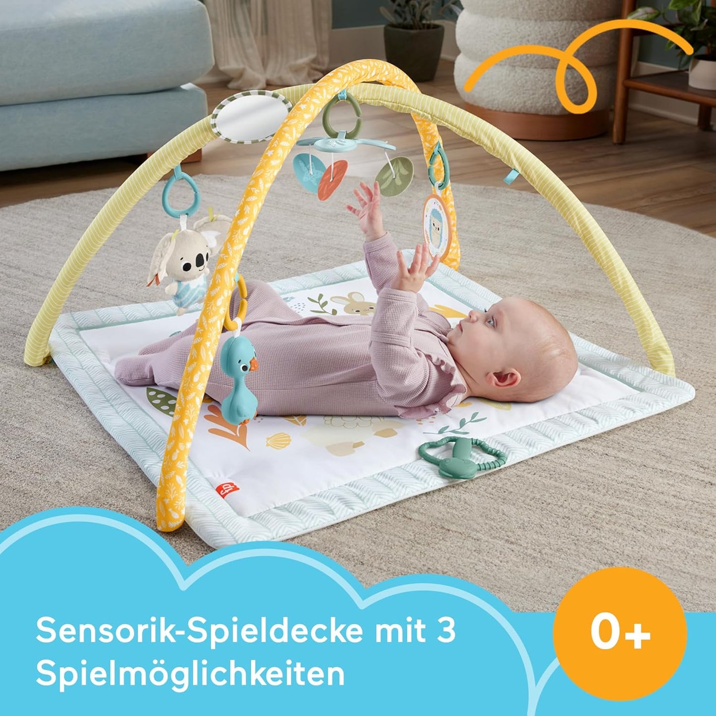 Simply Senses Spielbogen, Sensorische Erlebnisdecke