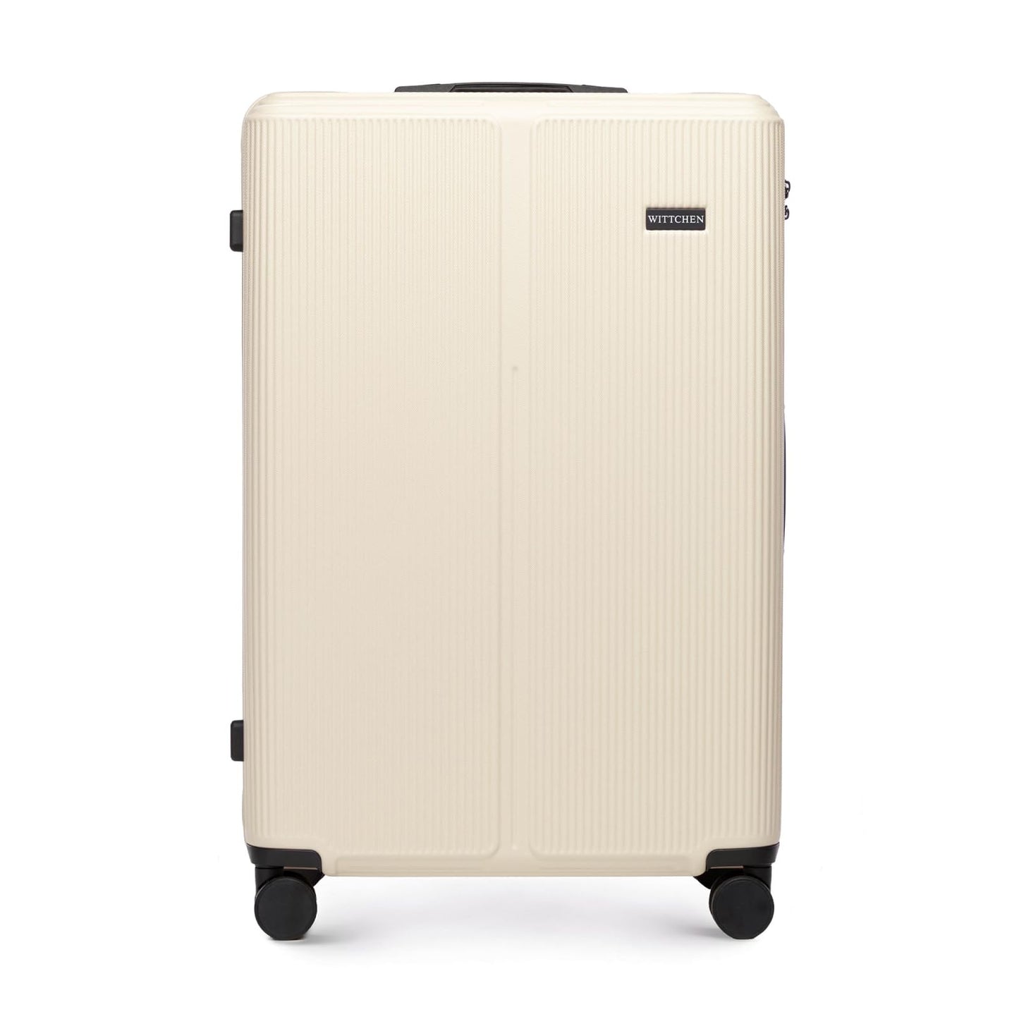 Hartschalen-Trolley mit Zahlenschloss, Creme Grosser Koffer - XL