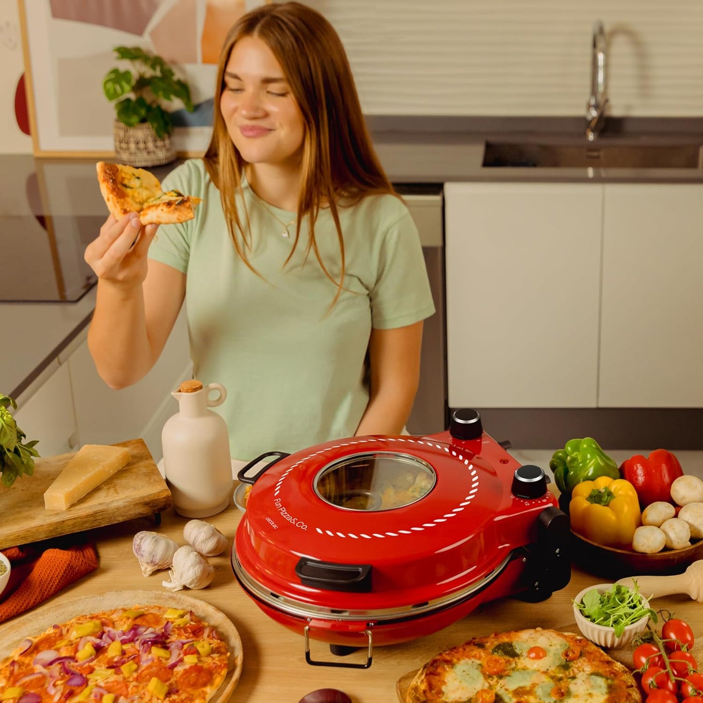 Elektrischer Pizzaofen