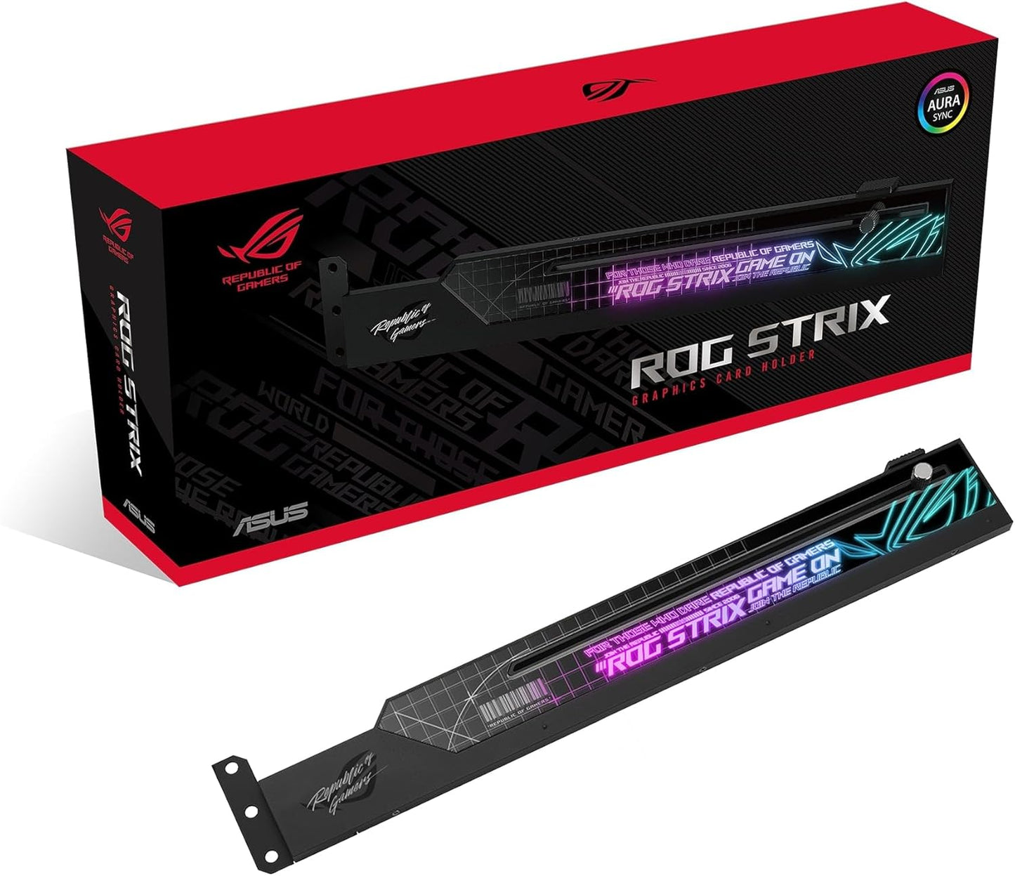 VGA ACC Holder/ROG-STRIX-Holder, Grafikkartenhalter ROG Strix Schwarz