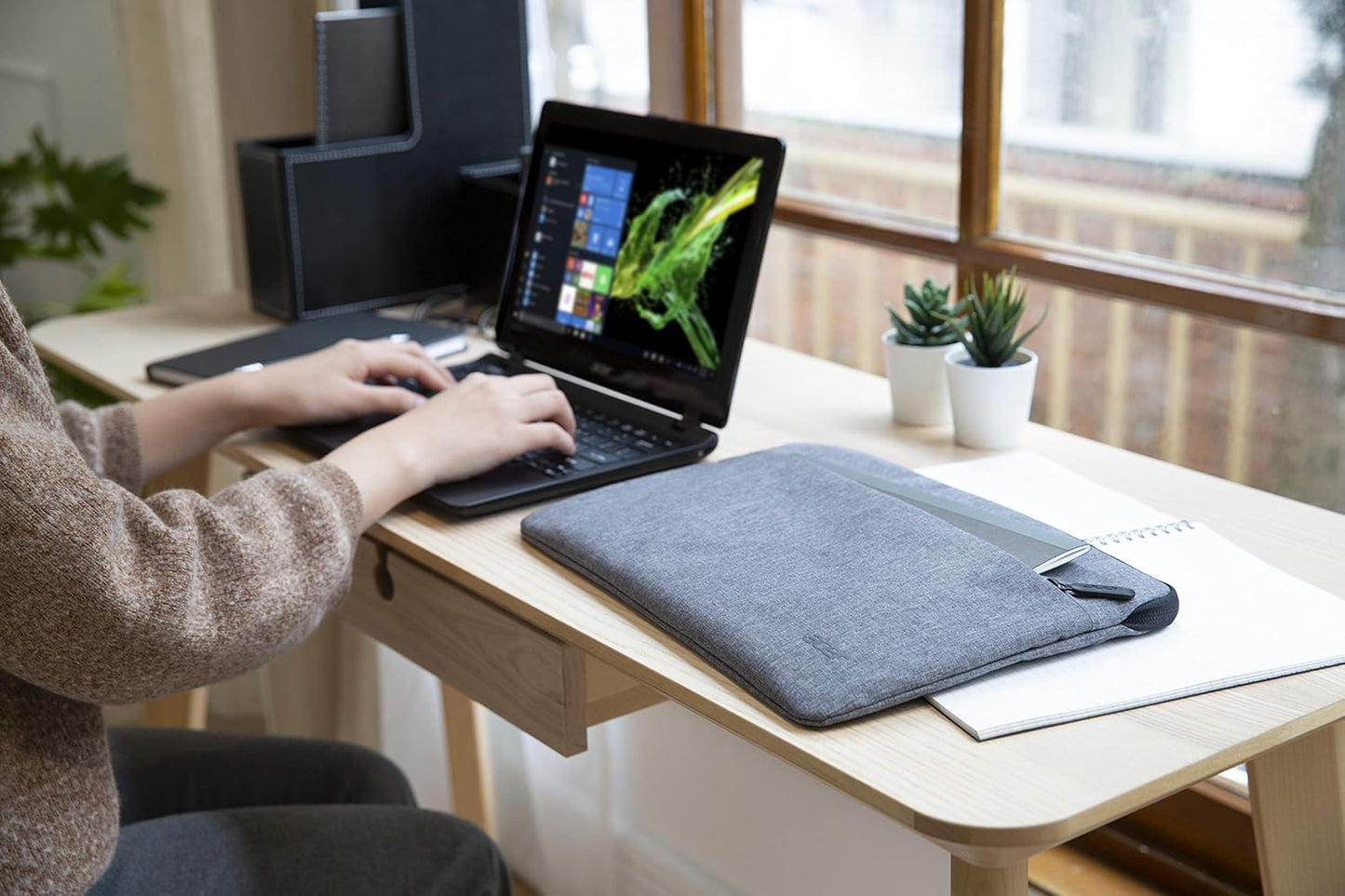 Laptophülle, 11,6 Zoll Protective Sleeve hellgrau