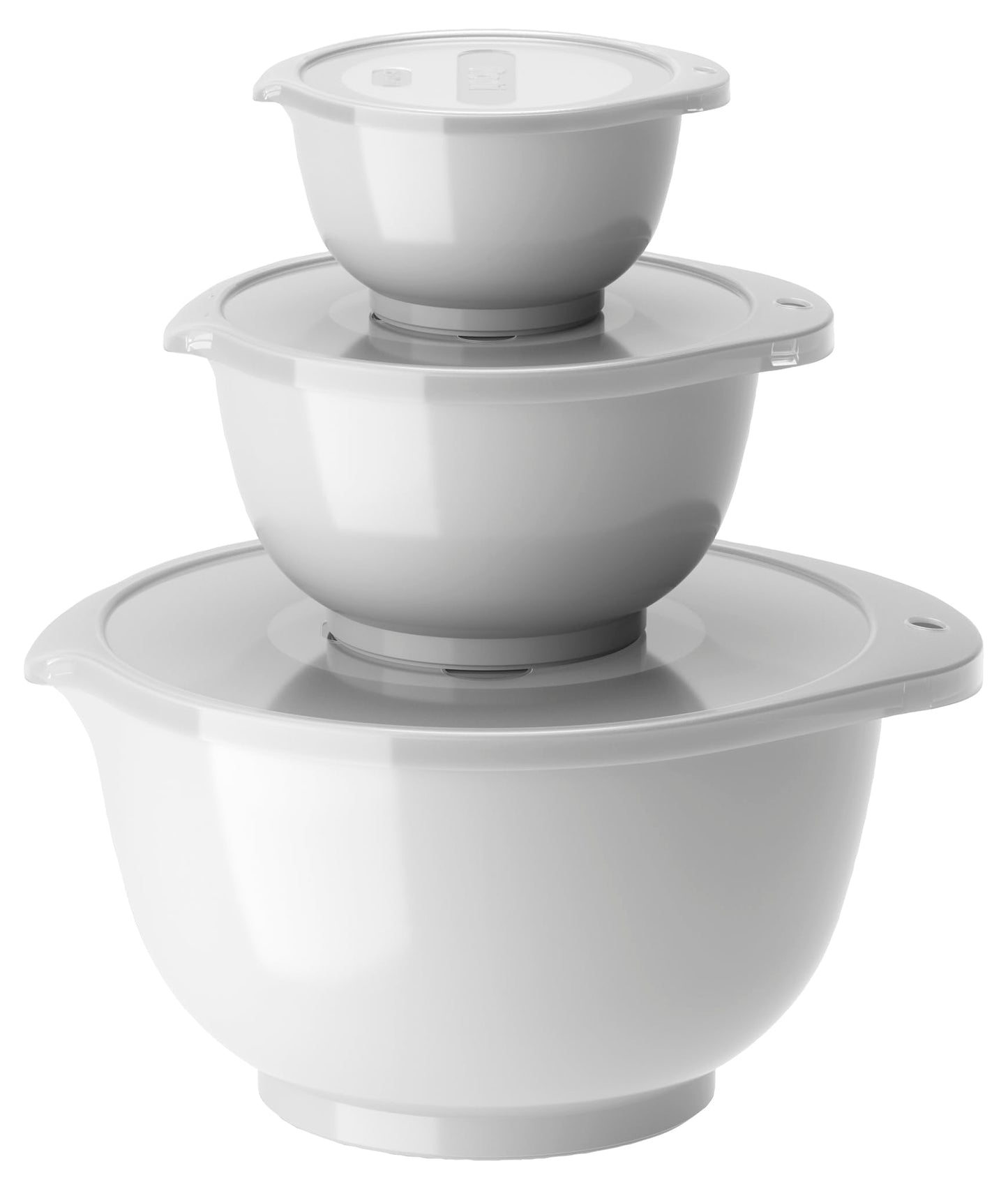 6-teiliges Margrethe Rührschüssel-Set, 22,7 x 22,7 x 15,6 Weiss