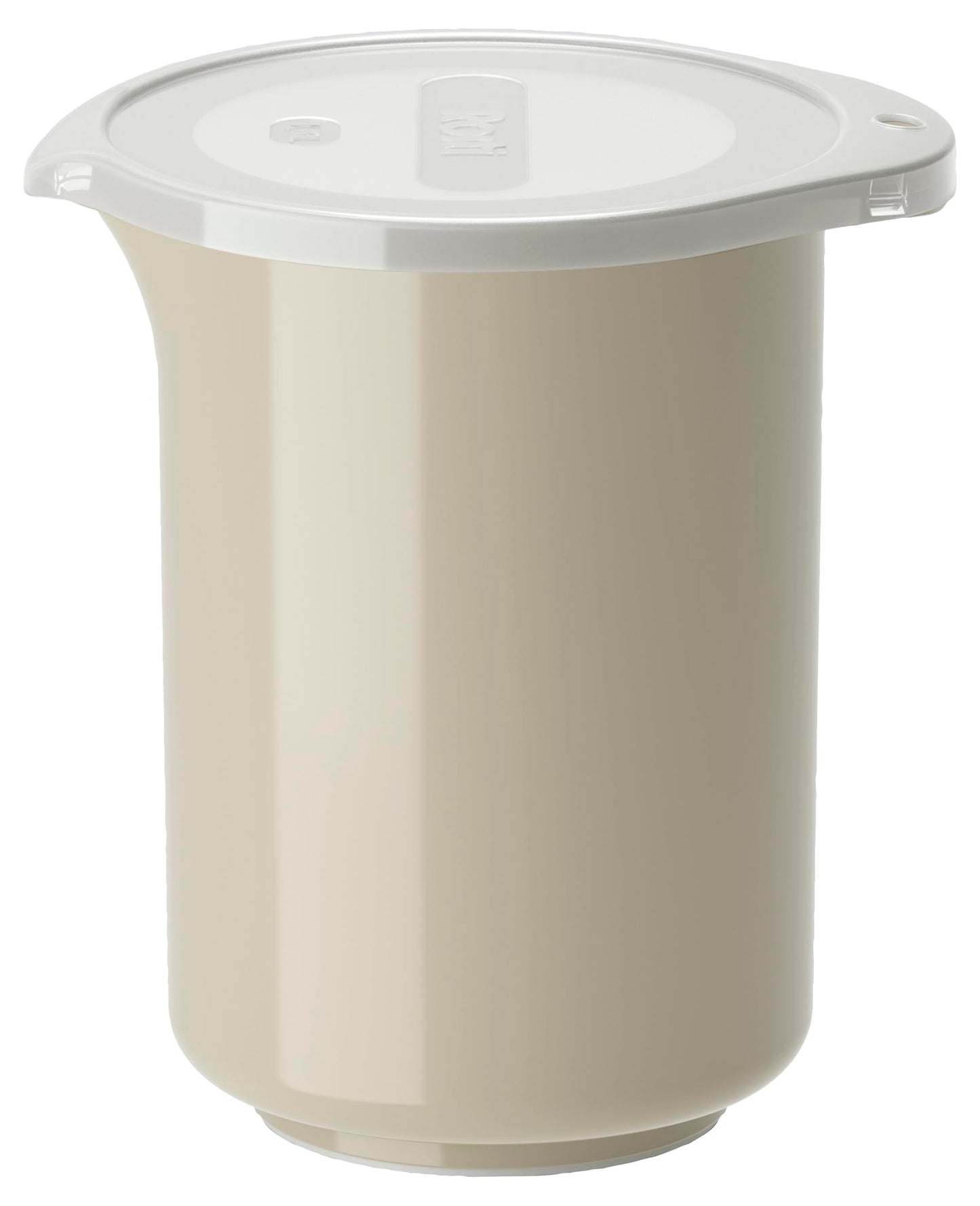 Rührbecher mit Deckel, 1.25 Liter, Humus 1250 ml