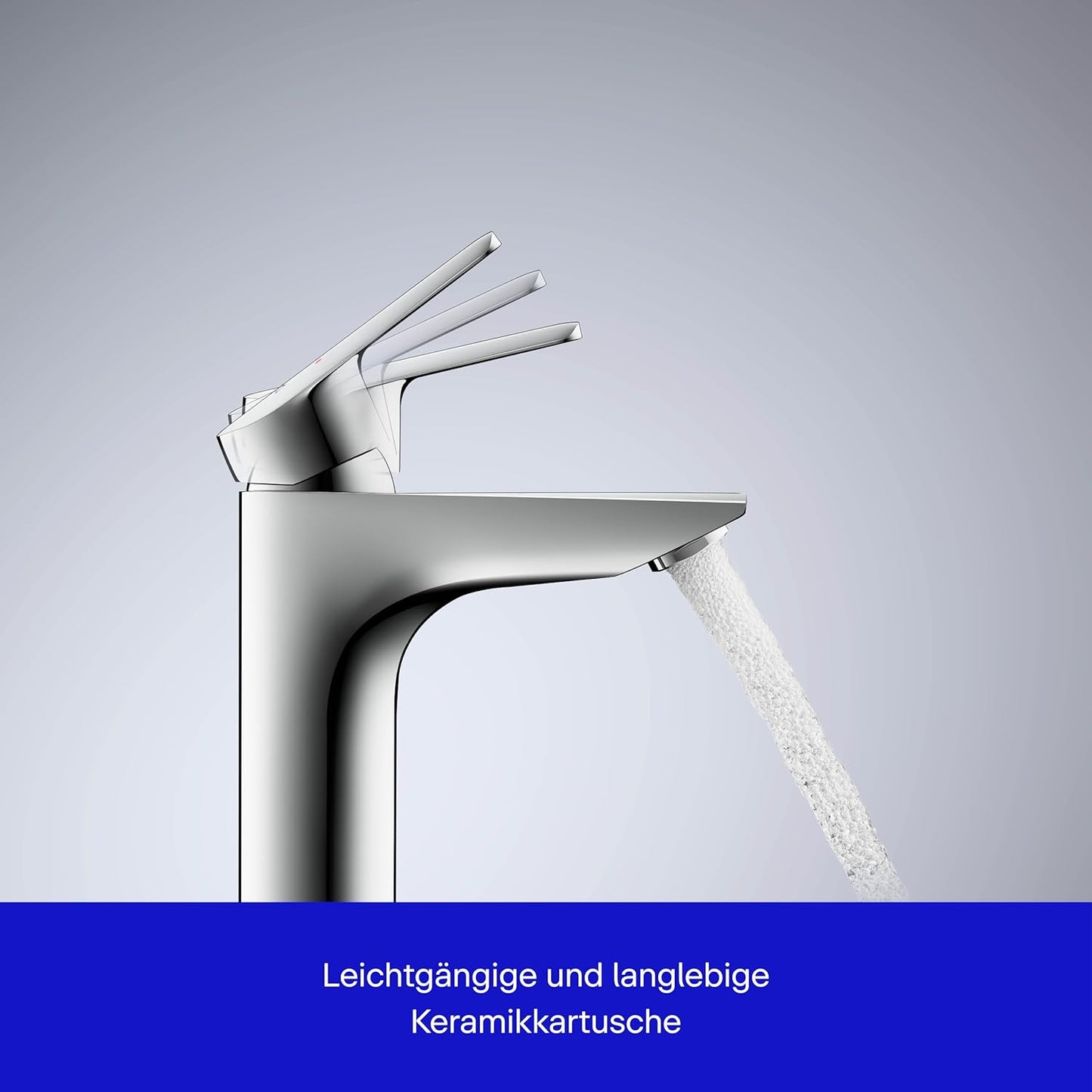No.1 Waschtischarmatur Grösse M (ohne Ablaufgarnitur), ohne Zugstangen-Ablaufgarnitur M