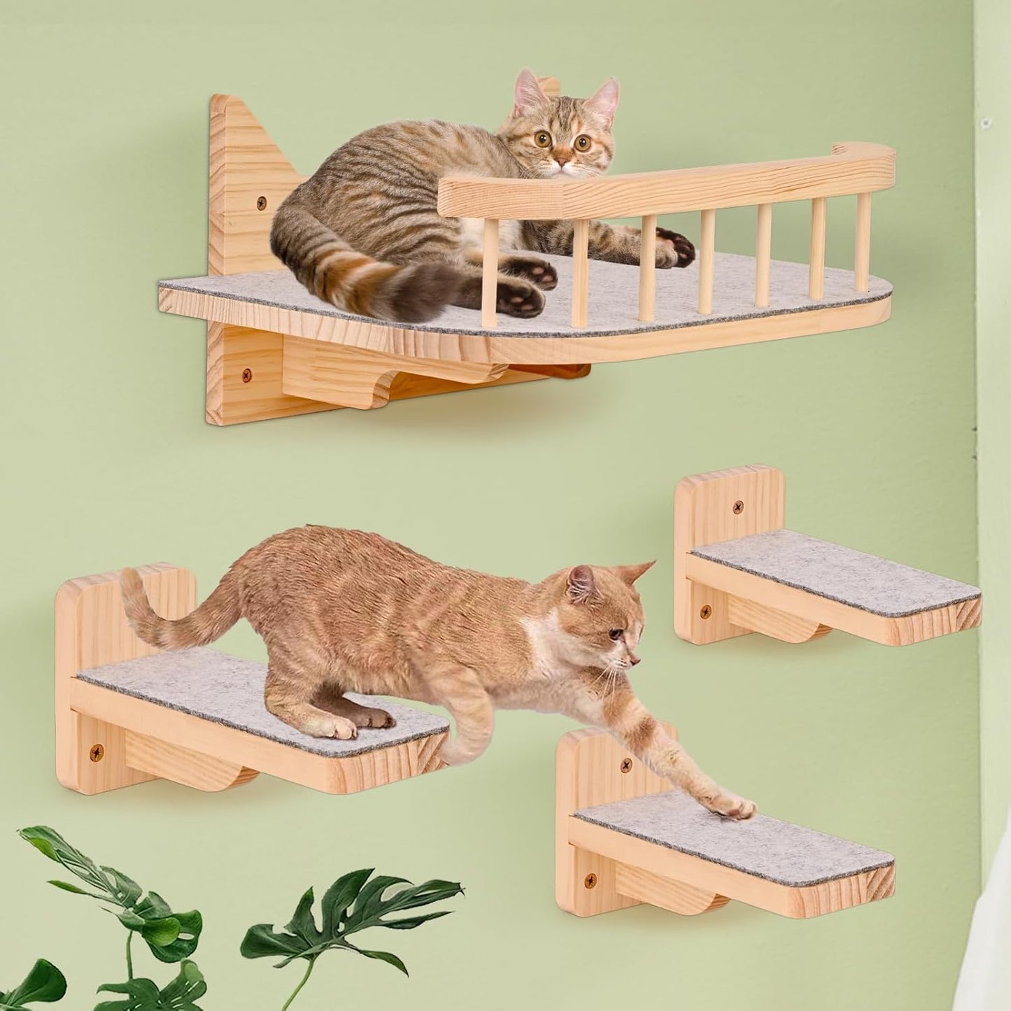 Katzen-Wandbrett und Stufen