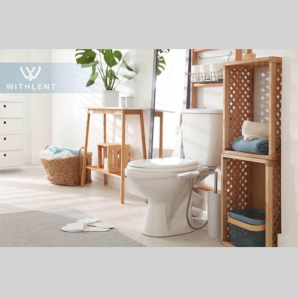 Bidet-Aufsatz mit Doppel-Düsen für Linkshänder, Left Hand Control
