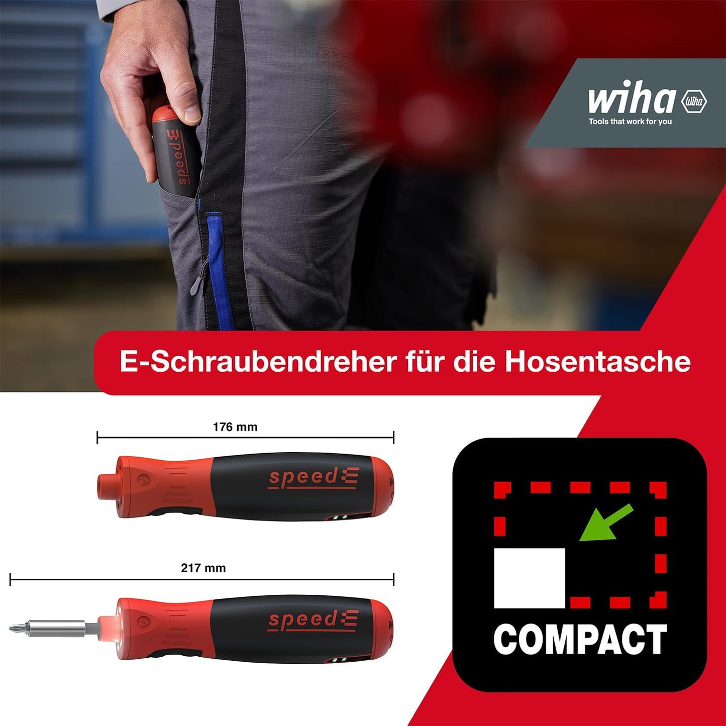 31-teiliges Schraubendreher Set: SpeedE PocketDrive