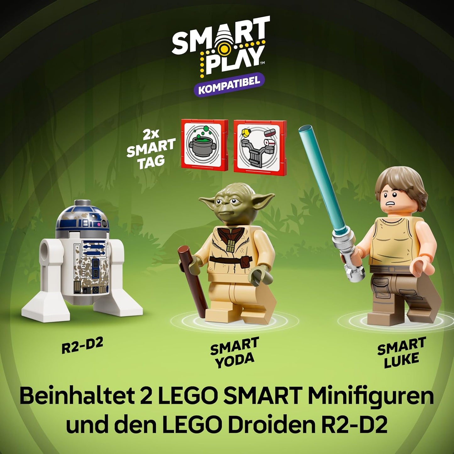 Smart Play: Jedi-Training an Yodas Hütte, Smart Play: Yoda's Hut And Jedi Training 75422