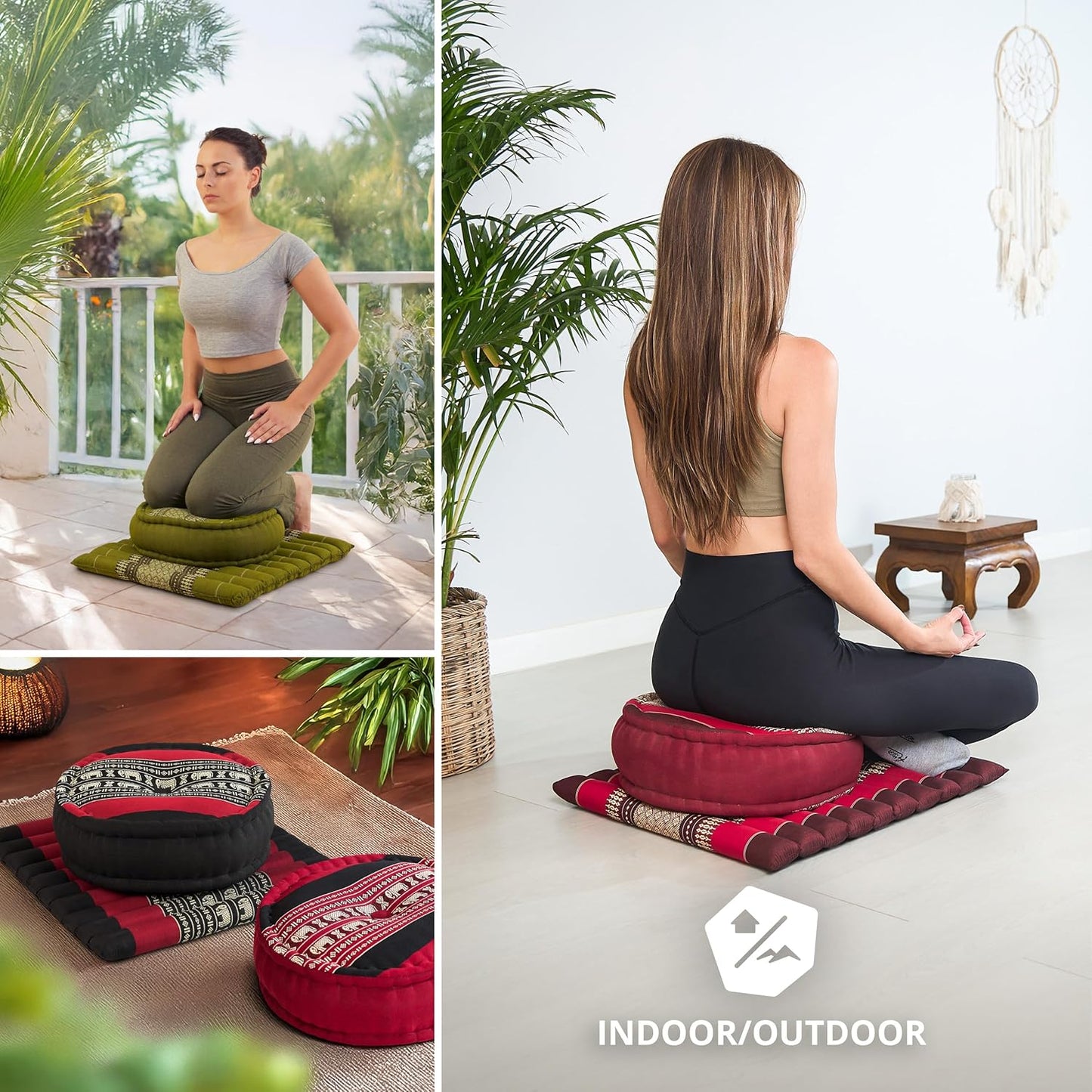 Meditationsset L, Rubinrot
