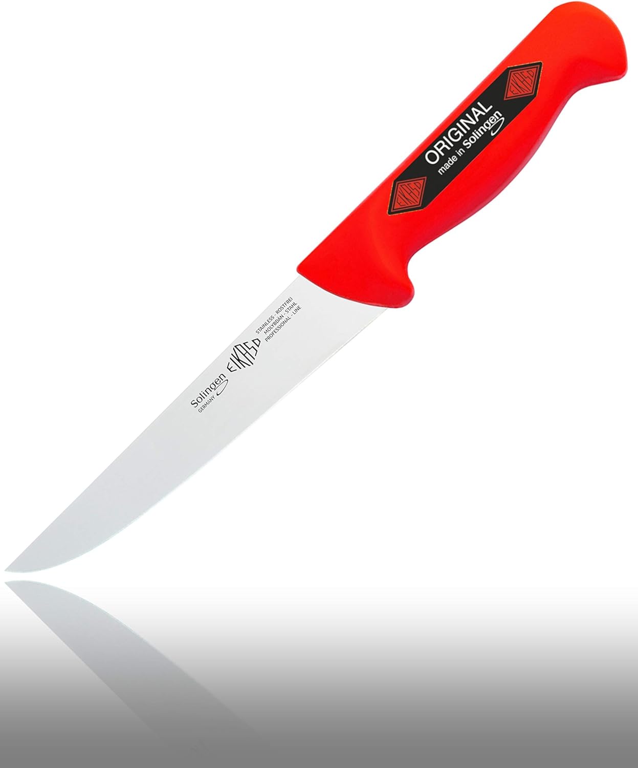 6-Teiliges Profi Messer Set, Rot