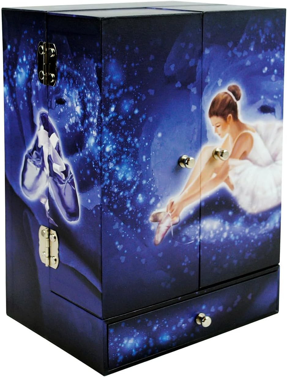 Spieluhr Schmuckschatulle mit Ballerina