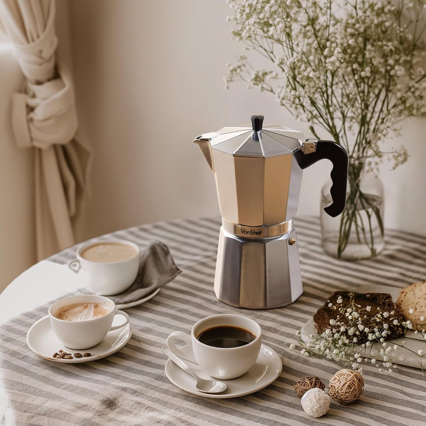 Espressokocher, 600ml / 12 Tassen