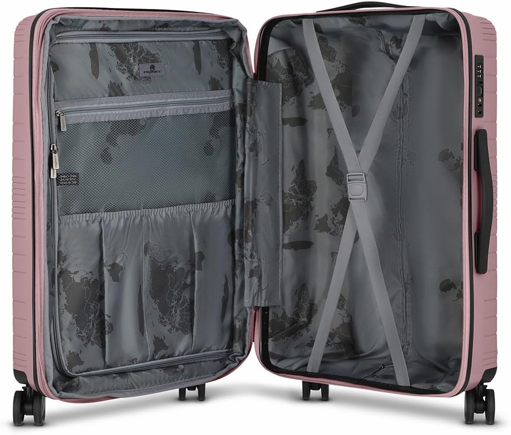 Dallas 3.0 Hartschalen-Trolley mit TSA-Schloss, Old Rose Koffer M (65 cm) erweiterbar