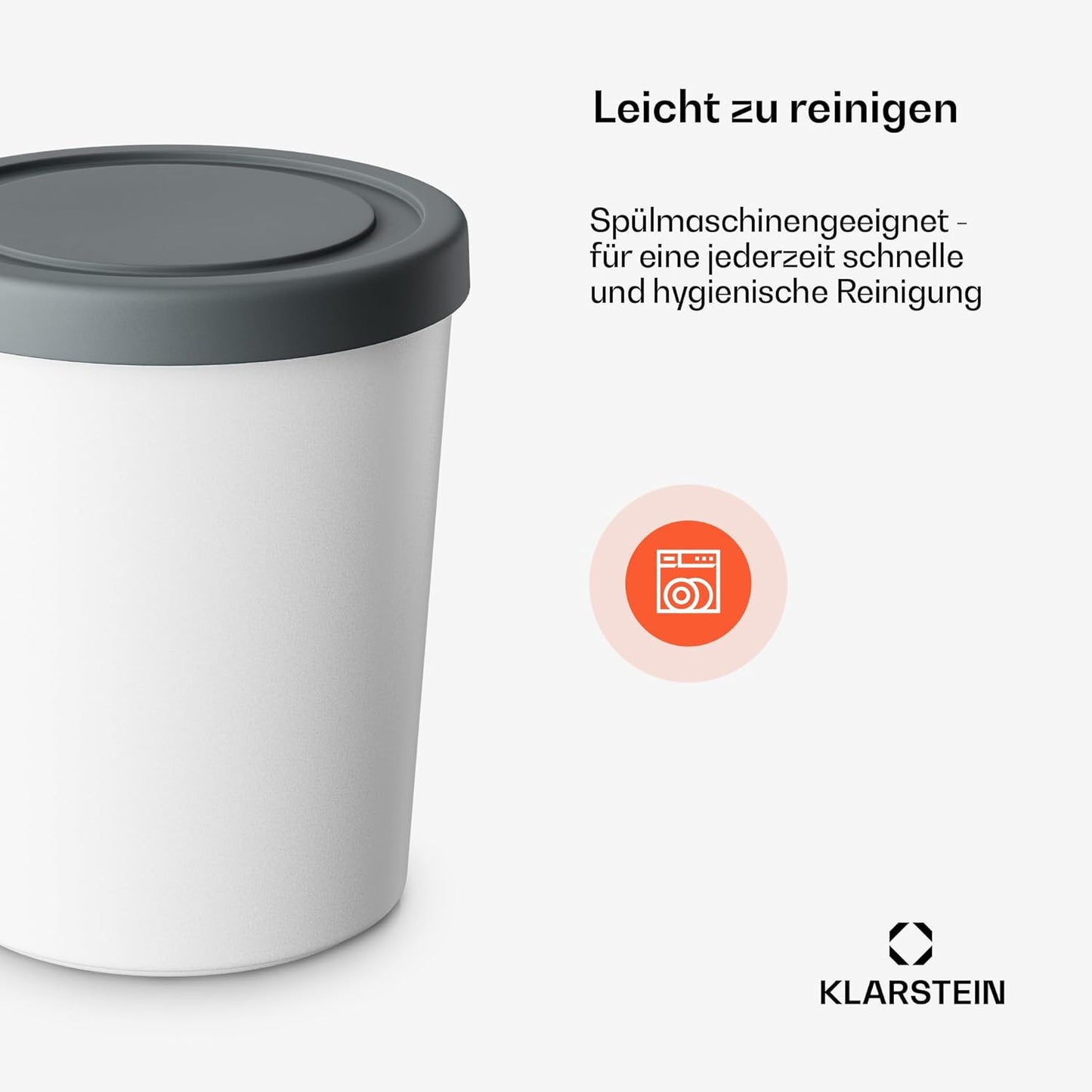 Eisbehälter 4er-Set für Speiseeis, 180ml Behälter