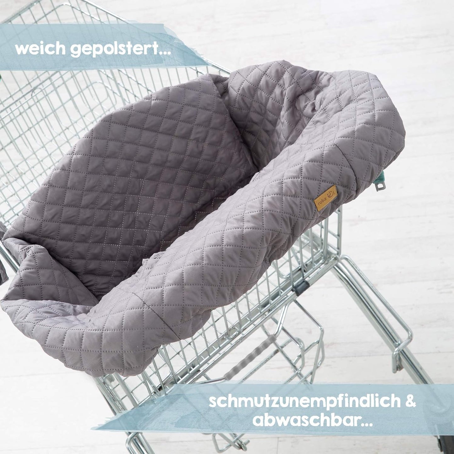 Einkaufswagenschutz mit Tragerucksack