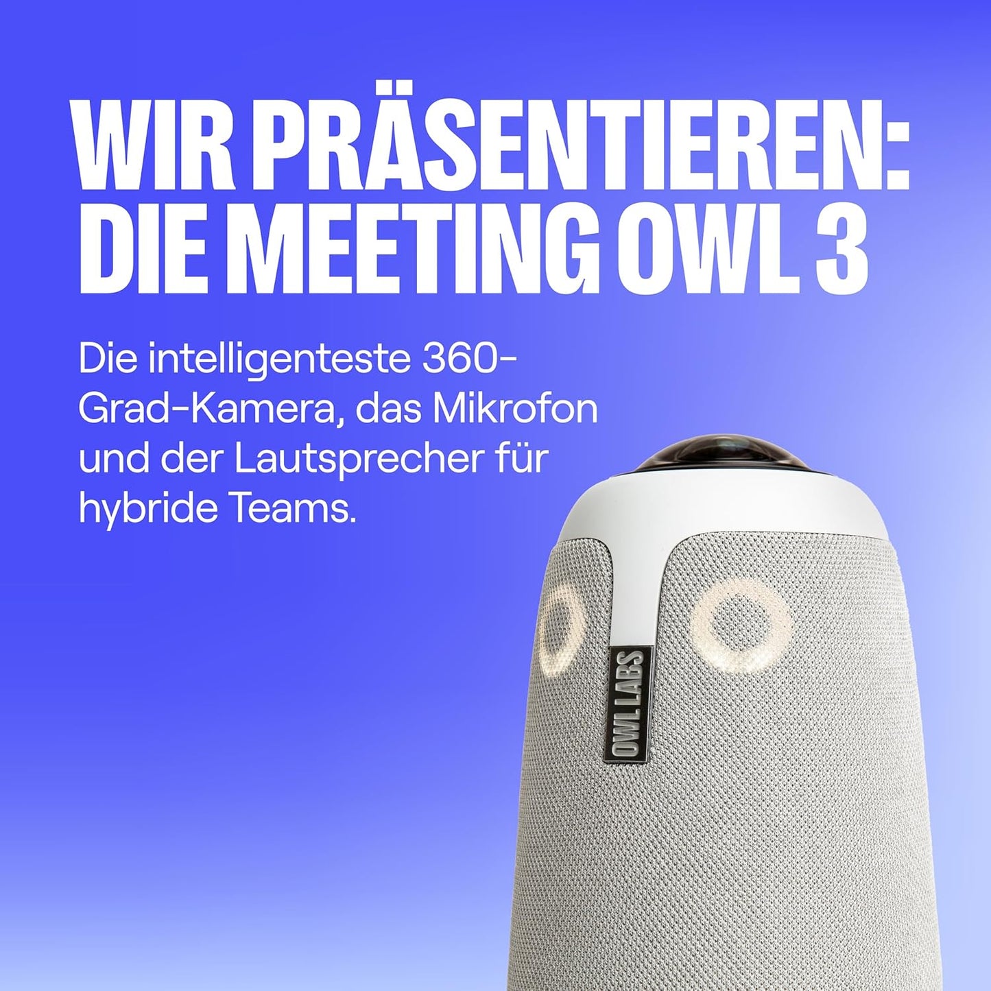 Meeting Owl 3 Videokonferenzkamera 360° HD, Meeting Owl 3 - Neu