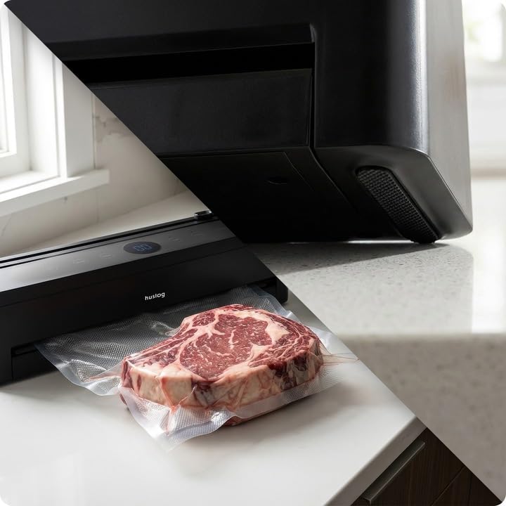 Vakuumiermaschine mit Doppelschweissnaht & Sous Vide Funktion