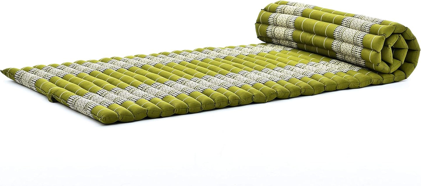 Faltbare Tatami Bodenmatratze, M: 190x70 cm / Sf17 - Grün
