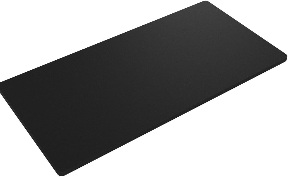 Tischplatte, 120 x 60 cm Schwarz (One-piece Tabletop)