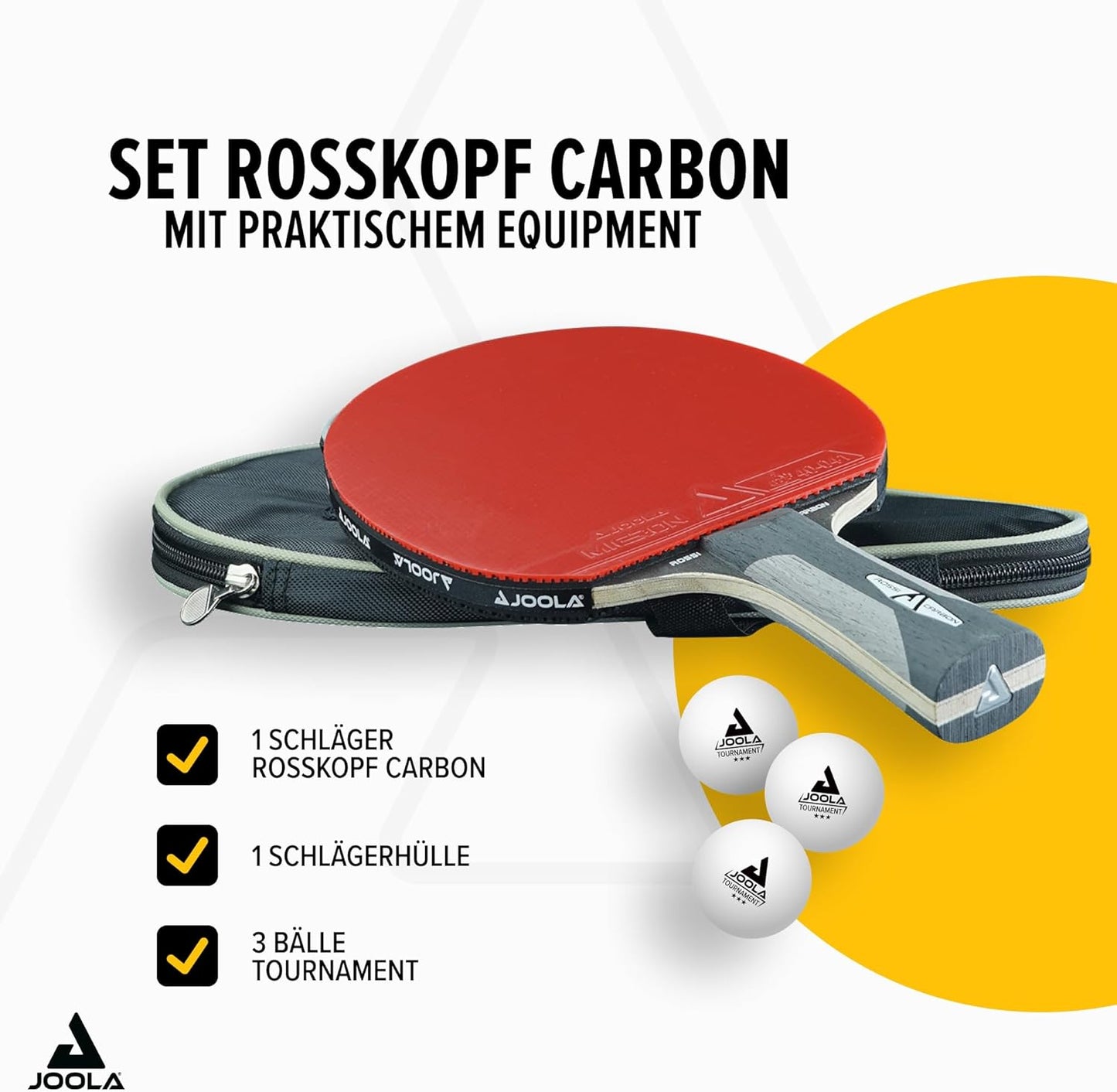 Rosskopf Carbon Tischtennisschläger, Single / Rosskopf Carbon
