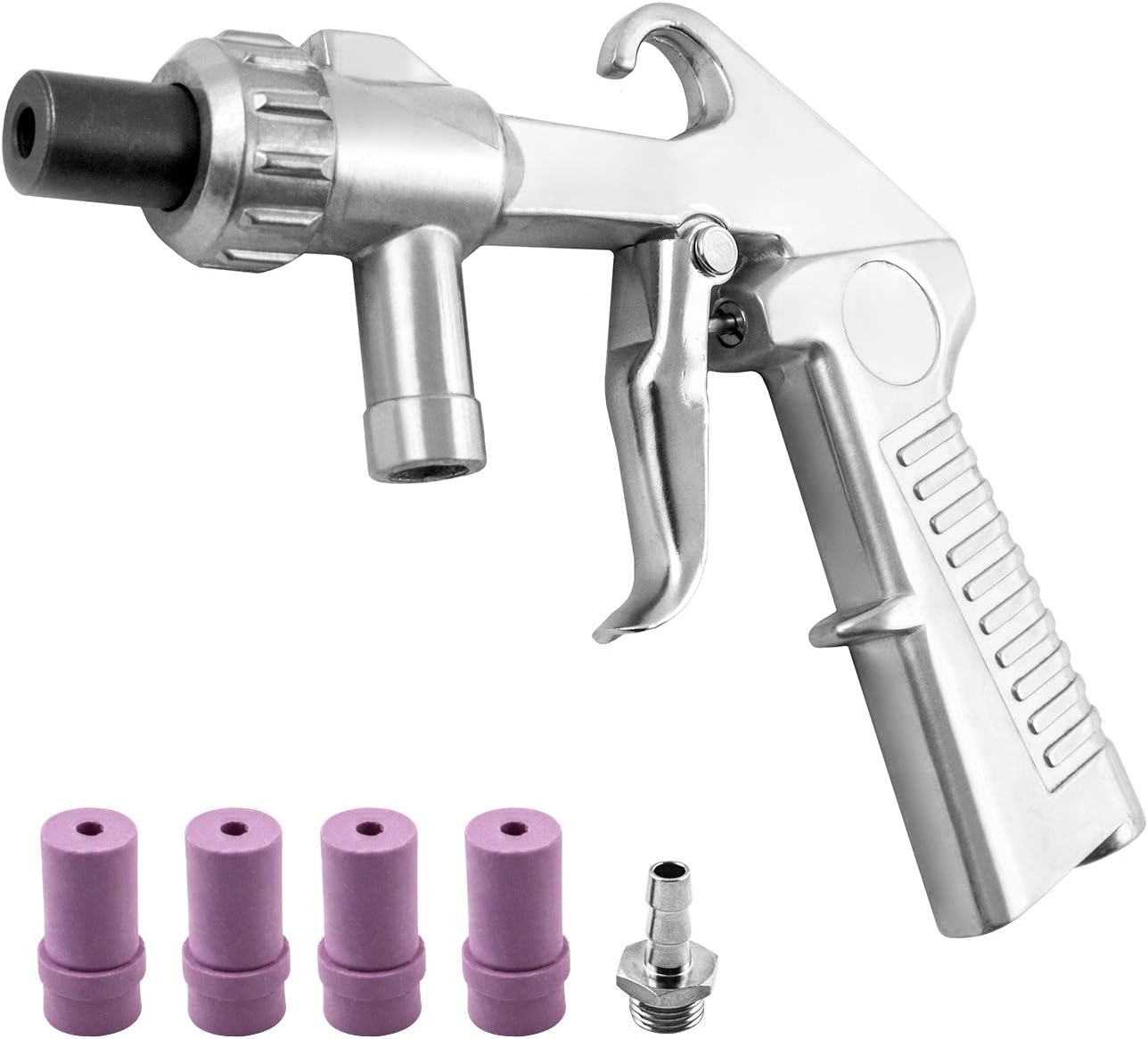 Sandstrahlpistole mit Düsen-Set, Sandstrahlpistole + 4 Keramikdüsen