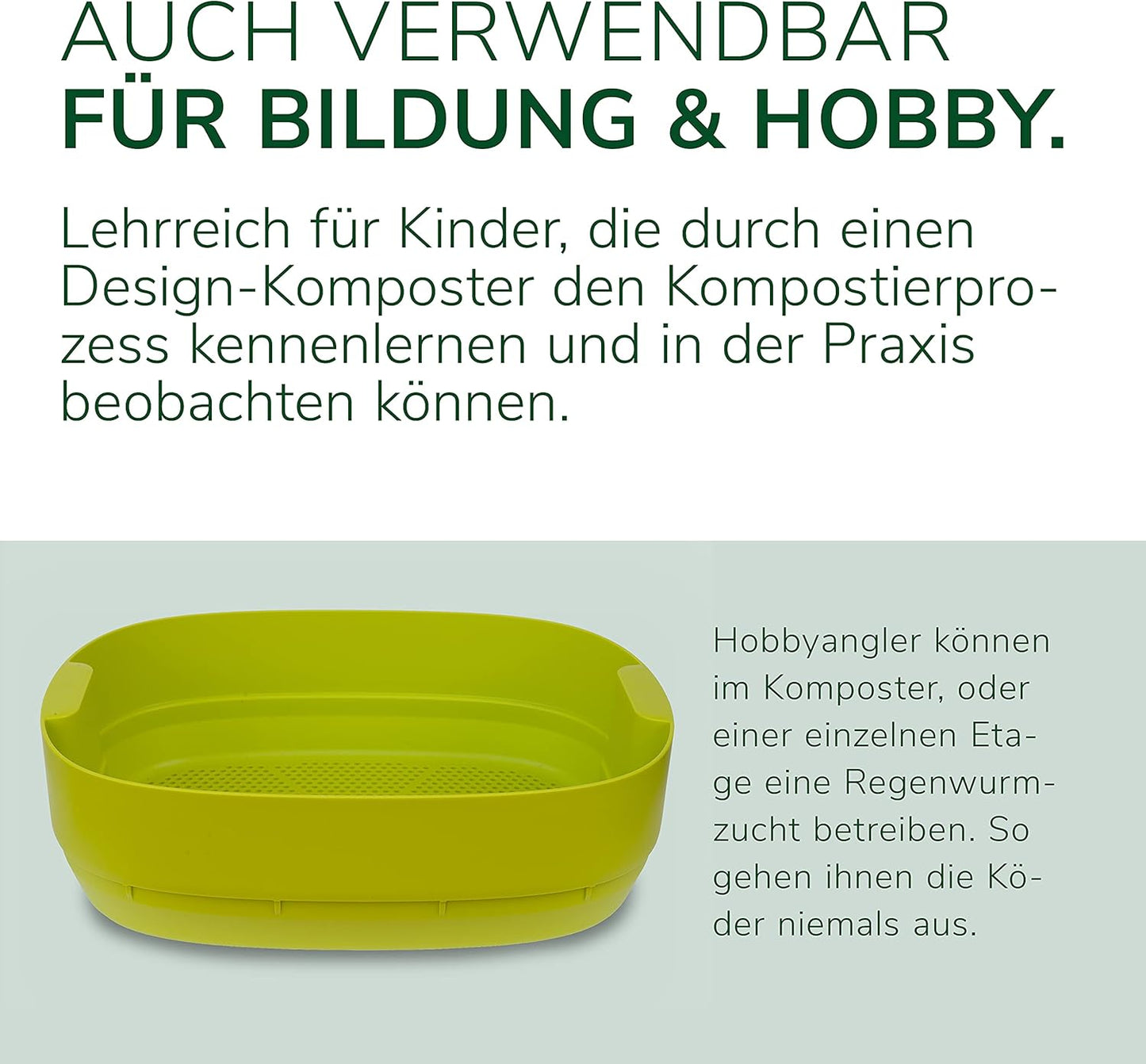 Ersatzetage für Wurmkomposter, Ersatzetage grün